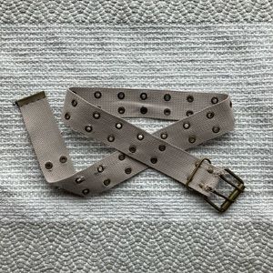 Tan Grommet Belt